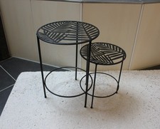 Blumenhocker-Set schwarz