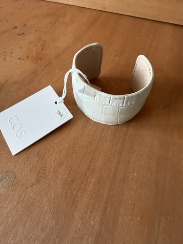 Cos lederarmband krokooptik - cos,