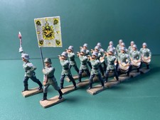 Reichswehr Soldaten Musikzug 18 Zinnfiguren 4cm vollplastisch WK2 WW2 WH LED Toy