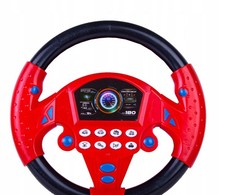 Rotes Lenkrad mit Saugnapf