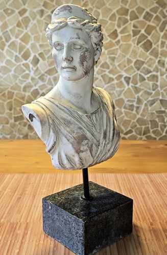 Frauenbüste skulptur shabby - skulptur,
