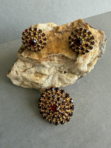Alte strass vintage schmuckset - strass,