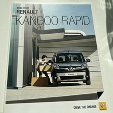 Prospekt Renault Kangoo Rapid 08/2013  mit Preisliste