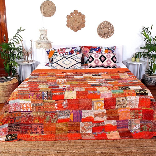 Bohemian patchwork quilt - bohemian,