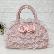 Damen Spitze Lolita Handtasche