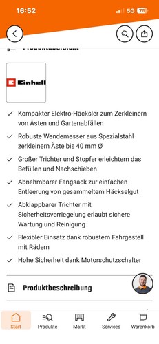 Einhell 2540 häcksler - gc-ks,