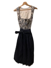 Fräulein Trentini Dirndl Trachtenkleid Damen Gr. 36 Blau Traditionell Festlich