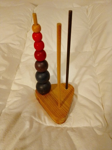Holzspiel turm von hanoi - von, hanoi"