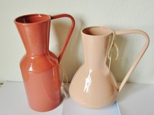 2 St. Vasen Metallvasen Metall