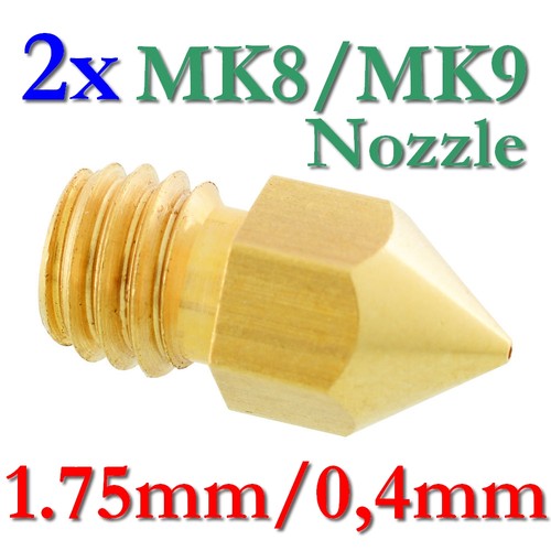 Mk8 mk9 4mm messing - mk8, 0,4mm