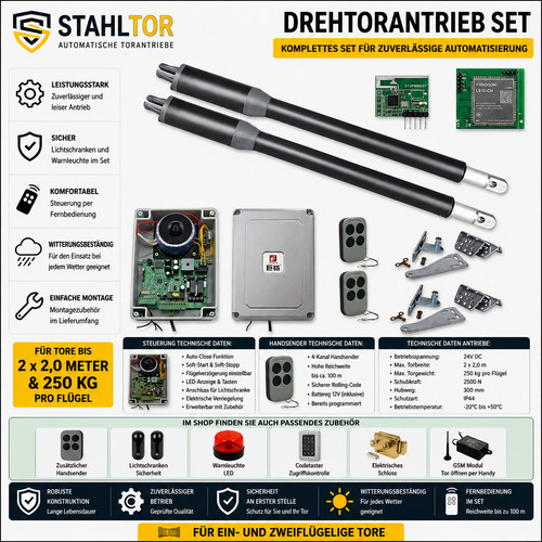 Torantrieb drehtorantrieb set - torantrieb,