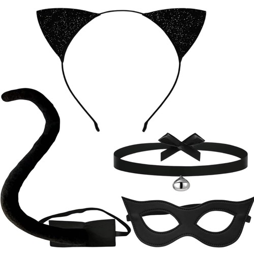 Catwoman kostüm damen set - kostüm,