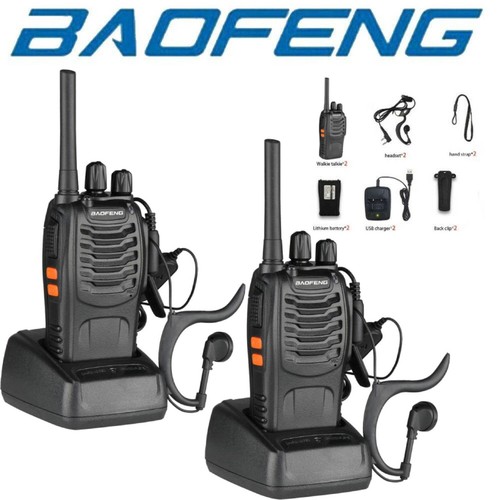2xbaofeng 88e pmr446 walkie - bf-88e,