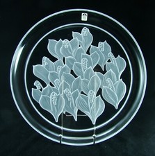 Sasaki Crystal Maiglöckchen 12 5/8" Kleine Tortenplatte