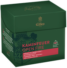 EILLES TEE Tea Diamond KAMINFEUER im Pyramidenbeutel, 20er Box