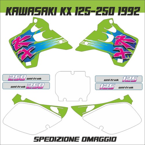 Kawasaki 125 250 - kx, 1992