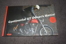 Betriebsanleitung Owner's Manual Royal Enfield Continental GT 2013 unbenutzt