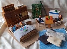Konvolut  Puppenmöbel Holzmöbel 50er-70er Jahre - gebraucht - Vintage - Retro