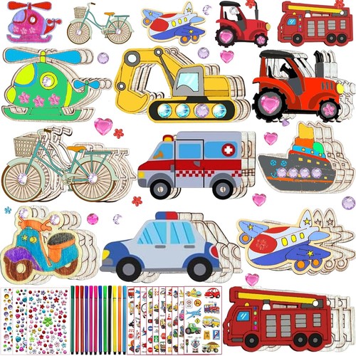 398pcs fahrzeug holzbastelsets - 398pcs,