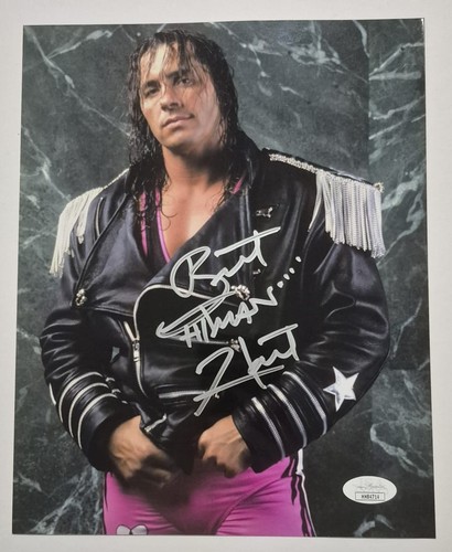 Wwe bret hart signiert - -,