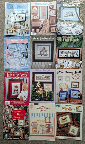 Cross stitch pattern book - cross, 12