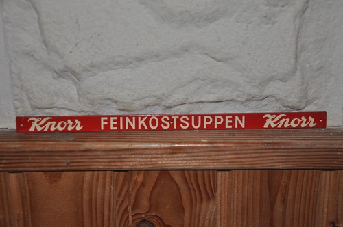 Altes blechschild 50er - altes,