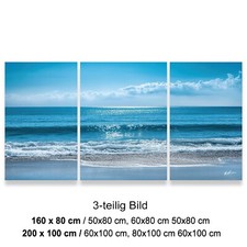 Leinwand Bild Strand Meer