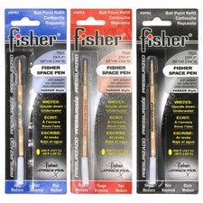 FISHER Kugelschreibermine SPR F M B  für SPACEPEN [Farbe + Stärke wählbar]