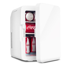 10L Mini Kühlschrank Kühlbox Warmhaltebox mit Spiegeltuer 12V 230V Camping Auto 