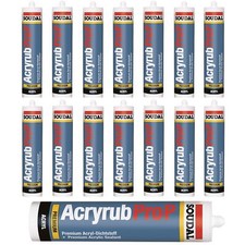 15x Soudal Acryl Acryrub Pro P