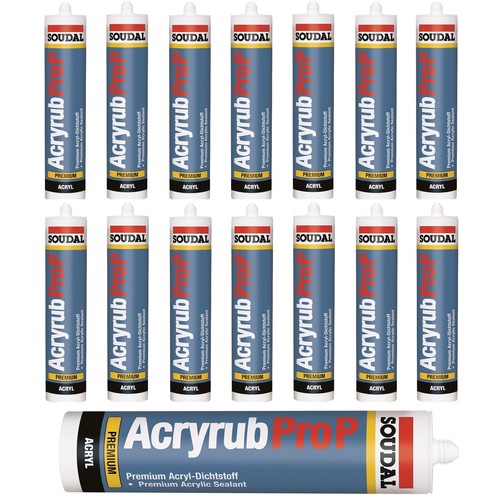 15x soudal acryl acryrub pro - acryl,