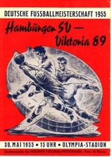 30.5.55 Viktoria 89 Berlin - Hamburger SV HSV Vorrunde DM DFB Deutschland.