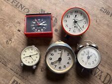 DDR UDSSR Wecker Konvolut Sevani Slava Rowley Bastler Handaufzug