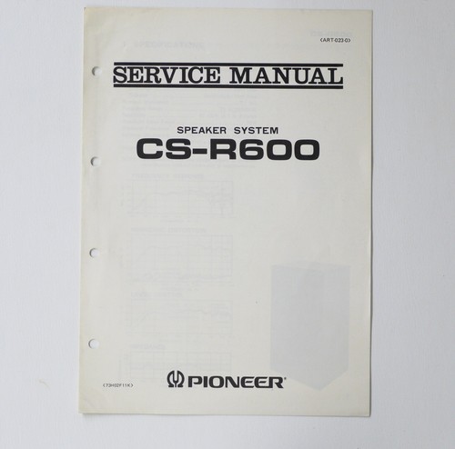 Original pioneer r600 - pioneer, cs-r600
