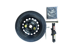 Reserverad Ersatzrad notrad 15" fùr TOYOTA IQ Wagenheber Schlüssel und Tasche