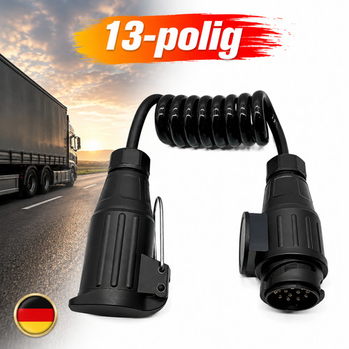 Spiralkabel polig - spiralkabel, 13-polig