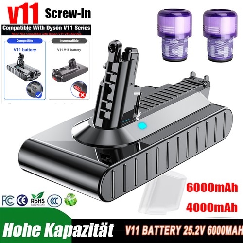 6000mah akku für dyson - 6000mah,
