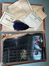 M 26) Original antike VIOLIN ZITHER Neuber Klingenthal mit Karton *