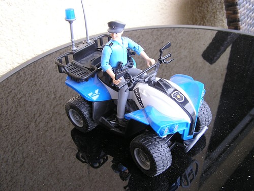 Bruder 63010 polizei quad mit - ,