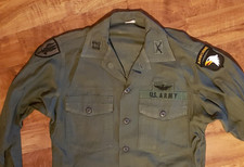 US Army VIETNAM WAR Feldhemd OG 107 m Patches Gr. 15 1/2 x 33