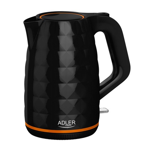 Adler wasserkocher schwarz - schwarz, 1,7