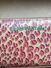 Louis Vuitton Geldbeutel Zippy Wallet Sprouse Vernis Leopard Rose