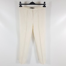 Versace Stoffhose Damen Gr. IT 38 W28 L28 Beige Slim Hose Mainline A65848