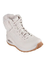 Skechers Damen UNO Fall Air Sneaker Winterstiefel 167274 OFWT weiss
