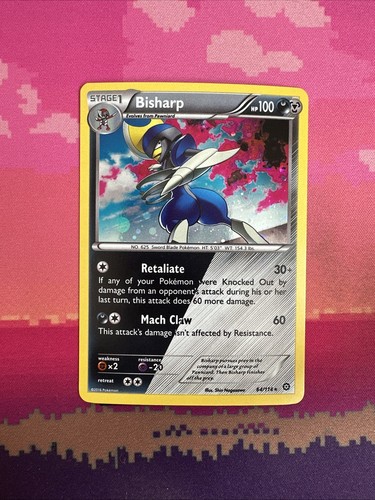 Pokemon karte bisharp steam - pokemon,