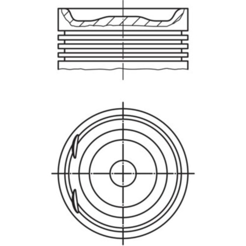 Kolben mahle 012 - mahle,