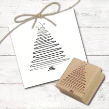 Motivstempel Tannenbaum Stern