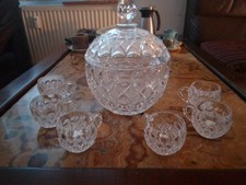 Bowle Set Kristall