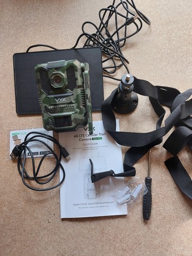 Vxk lte solar trail camera - 4g,