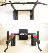 ONETWOFIT Multifunktionale Klimmzugstange für die Wandmontage